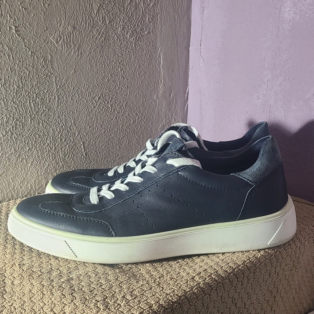 ECCO Street Tray TrayTech Sneakers Mens 45 11-11.5 Night Sky Ombre Leather Low